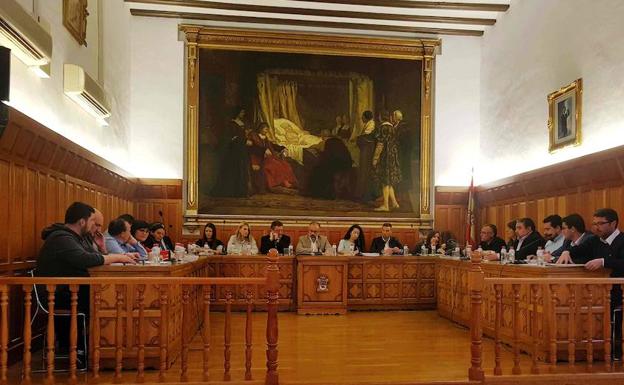 Salón de Plenos durante la sesión de debate de los Presupuestos 2018. /SDC