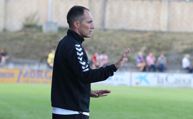 Munitis, en el Racing./Pedro Urresti
