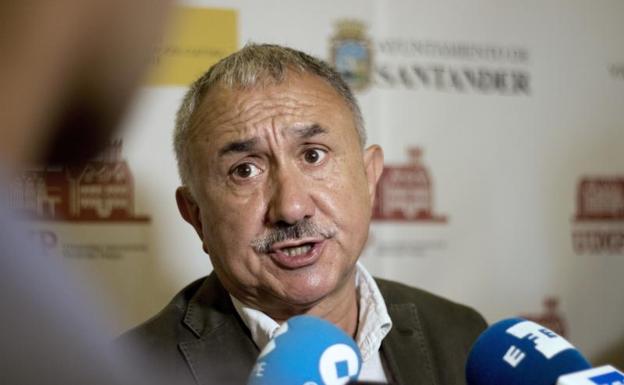 Pepe Álvarez, secretario general de UGT.