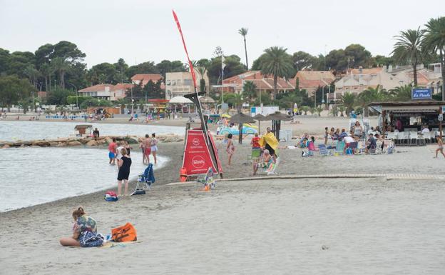 Playa en San Pedro del Pinatar.