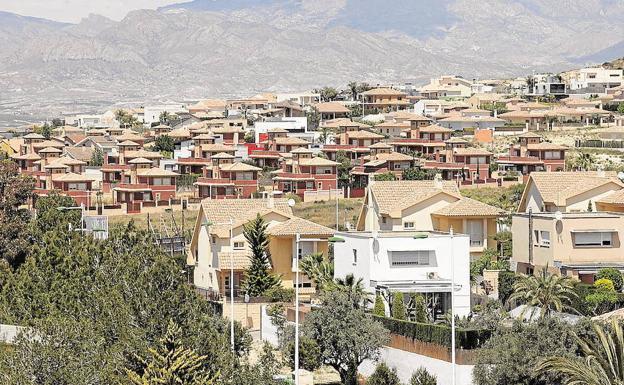 Panorámica de las viviendas en la urbanización de La Alcayna.