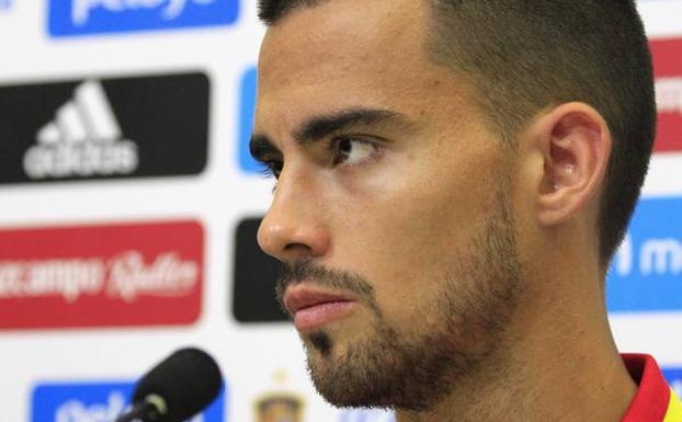 Suso, con gesto serio.