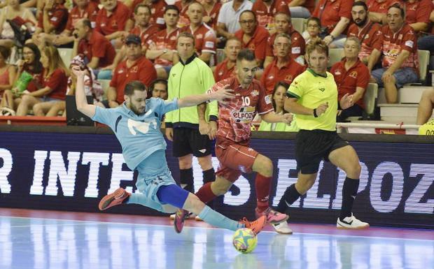 Un lance del partido.