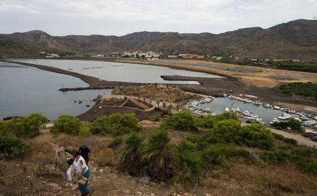 La bahía de Portmán, en una foto tomada el pasado mes de agosto.