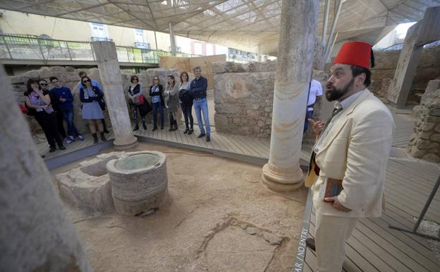 Visita teatralizada al Foro Romano, en una imagen de archivo.