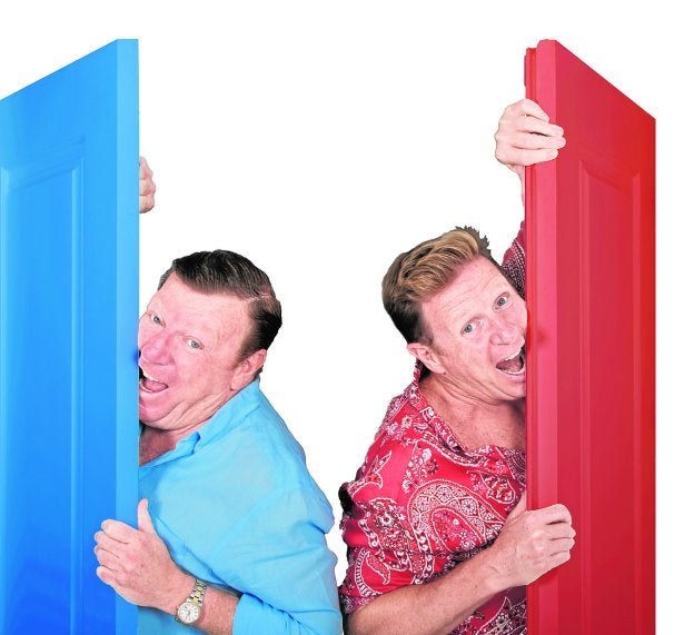 Los hermanos sevillanos César (i) y Jorge Cadaval (d) forman el dúo humorístico Los Morancos.