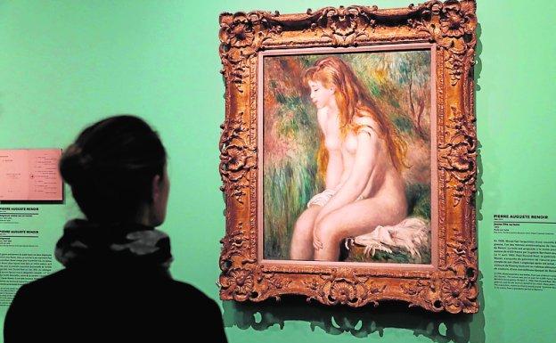 Obra 'Joven en el baño', de Renoir, que se puede ver en la muestra.