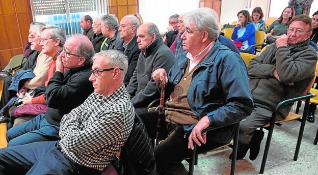 Imagen del banquillo en el juicio del 'caso Zumo'.