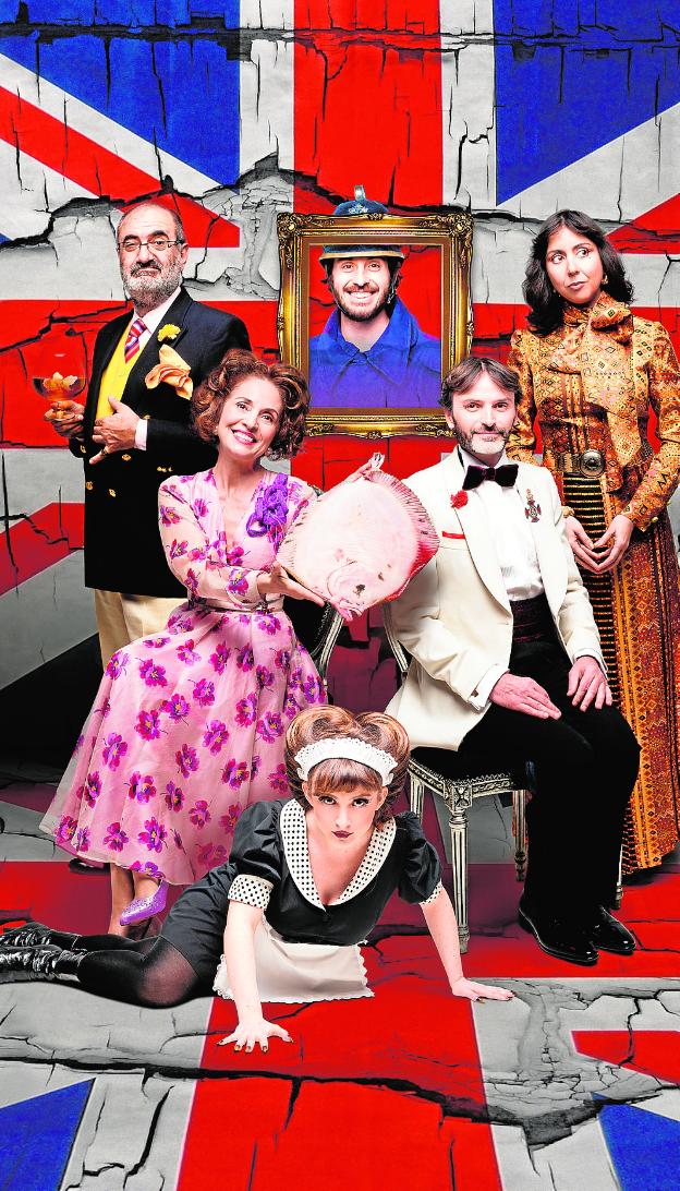 El elenco de 'La cantante calva'./