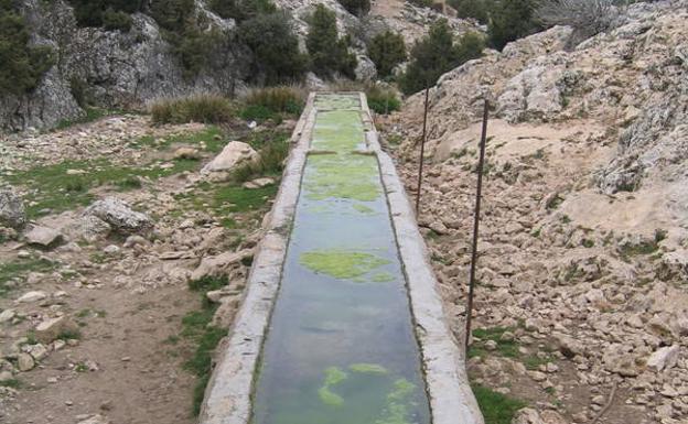 El abrevadero.