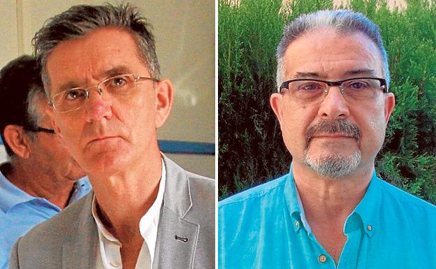 José Luis Hernández y Ángel Monedero. /