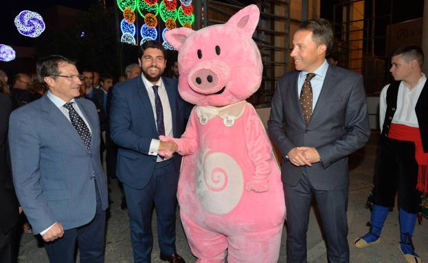 López Miras durante el acto de inauguración./PACO ALONSO/ AGM