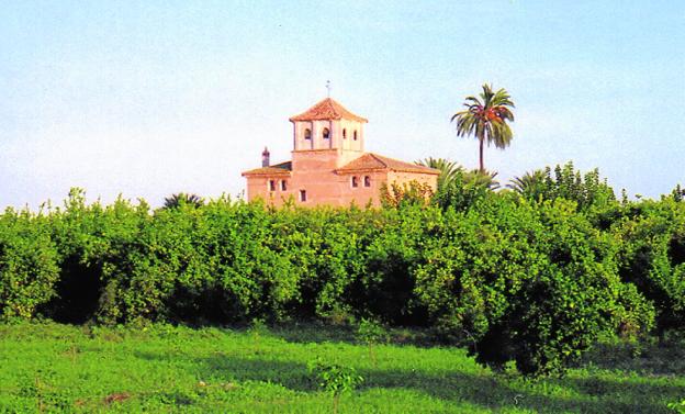 Aspecto de la Casa Torre de Almodóvar, patrimonio que alberga la Huerta de Murcia en Los Ramos./H. V.