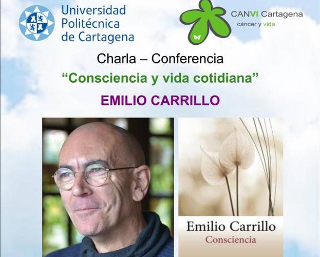 Cartel de la conferencia en la UPCT. /