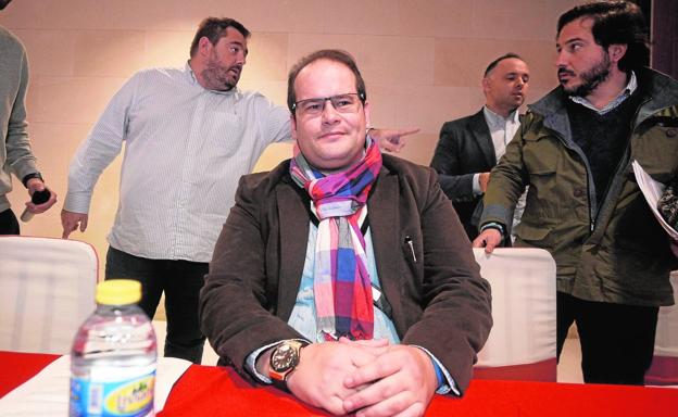 Raúl Moro en una imagen de 2016, nuevo presidente del Murcia en puesto de Abarca./Nacho García / AGM