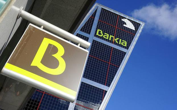 Vista exterior de la sede de Bankia, en Madrid./AFP