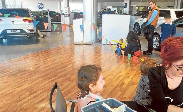 Interior del concesionario de Huertas Motor Volkswagen/.GH