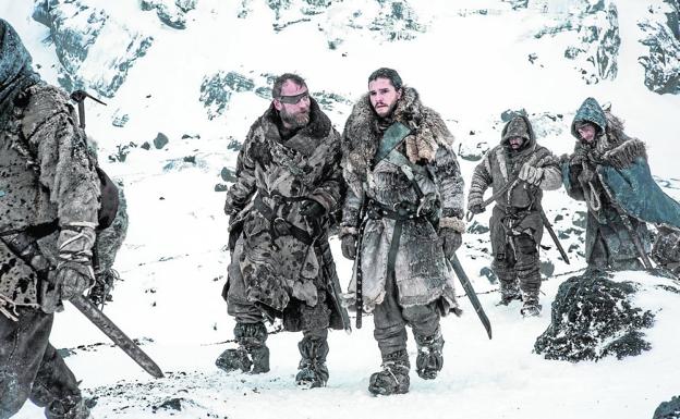 Jon Nieve, más allá de El Muro, en la última temporada de 'Juego de tronos'. /