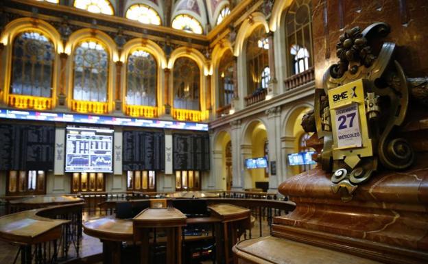 Interior de la Bolsa de Madrid./J.P. Gandul (Efe)