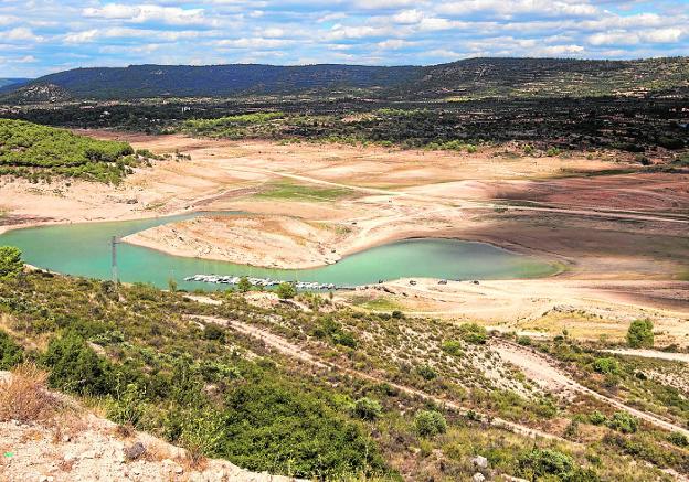 Embalse de Entrepeñas, en la cabecera del Tajo, en una imagen de archivo./La Verdad