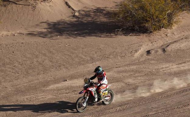 Joan Barreda durante el Rally Dakar 2017./EFE