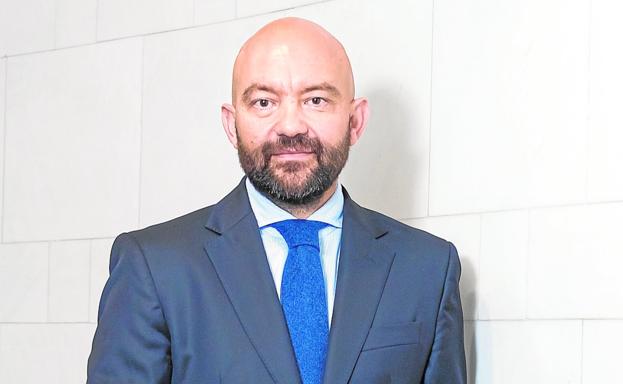 Jaime García-Legaz posa en la sede de Aena de Madrid./LV