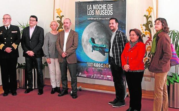 Acto de presentación del cartel de La Noche de los Museos. /P. S. / AGM