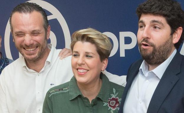 Noelia Arroyo durante su designación como candidata a la alcaldía de Cartagena./A. Gil/ AGM