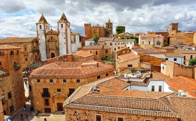 Centro ciudad de Cáceres.