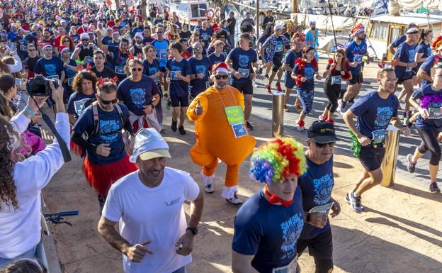 Las imágenes de la carrera de la San Silvestre de Cartagena 2022
