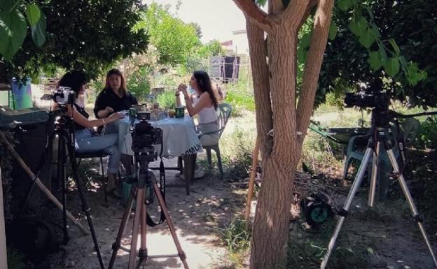 Alba Molina, Natalia Mirapeix y Teresa Camino. 