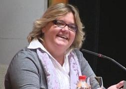 Blanca Romá, durante la presentación del libro. | Vídeo: laverdad.es/