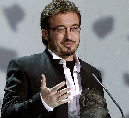 GALARDONADO. Roque Baños, agradeciendo el premio. / EFE/