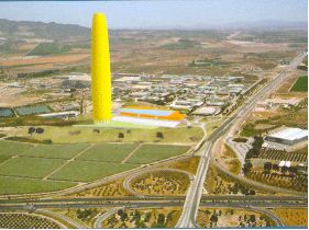FARO. El rascacielos forma parte de un proyecto mayor, un parque comercial y de servicios de 125.000 metros cuadrados. / LA VERDAD/