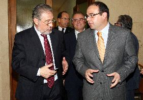 COLABORACIÓN. Ángel González y Benito Mercader. / G. CARRION/AGM/
