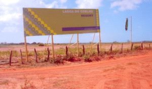 NI UNA PIEDRA. Terrenos donde debía levantarse la urbanización. / LV/