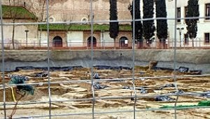 Aspecto que ofrece el yacimiento de San Esteban.
:: PSOE/