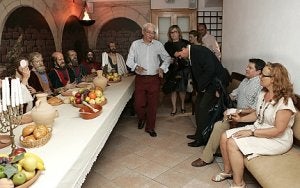 Un momento de la inauguración de las nuevas instalaciones del museo del Paso Morado. :: S M L / AGM/
