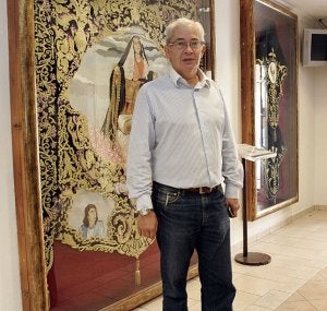 Fulgencio Tomás Martínez Pelegrín, presidente de la Cofradía de Cristo del Perdón, Paso Morado. ::
SONIA M. LARIO / AGM/