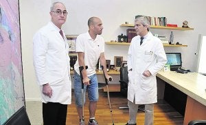 Pedro Luis Ripoll, Borja Valero y Mariano de Prado.
:: JUANCHI LÓPEZ /AGM/