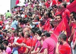 Aficionados, ayer, en La Arboleja de Cieza. :: ALFONSO DURÁN / AGM/