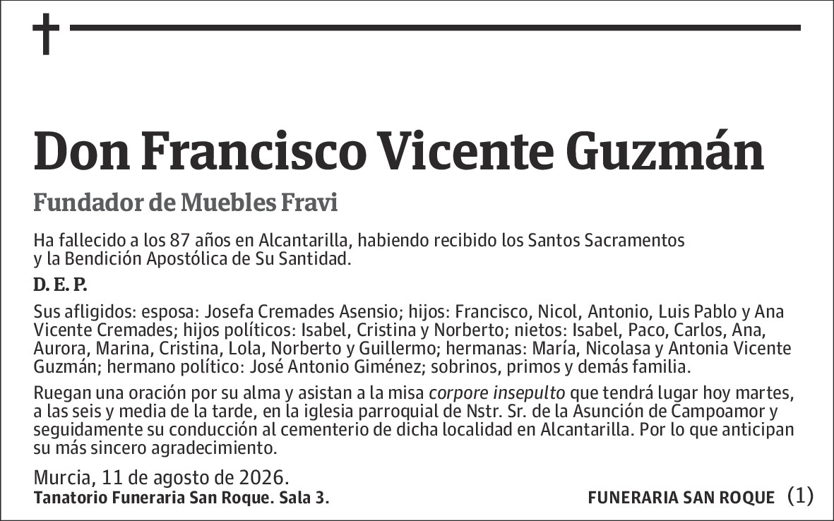 Francisco Vicente Guzmán