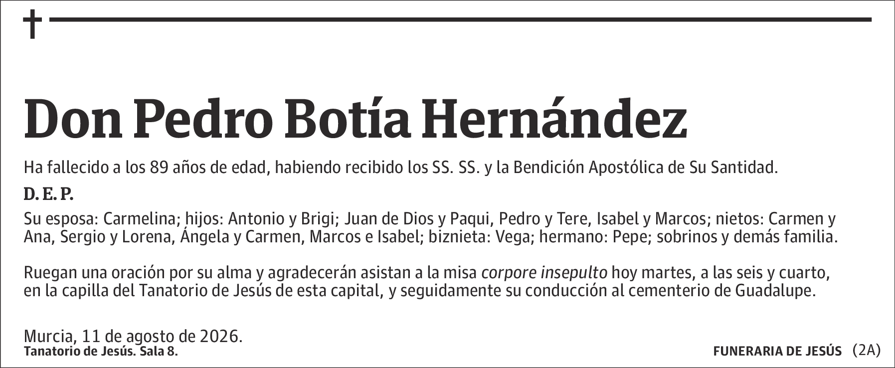 Pedro Botía Hernández