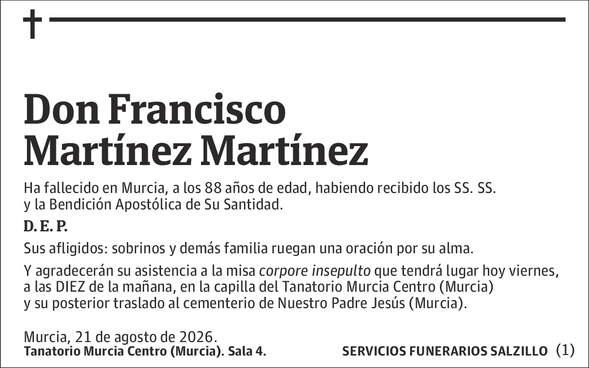 Francisco Martínez Martínez