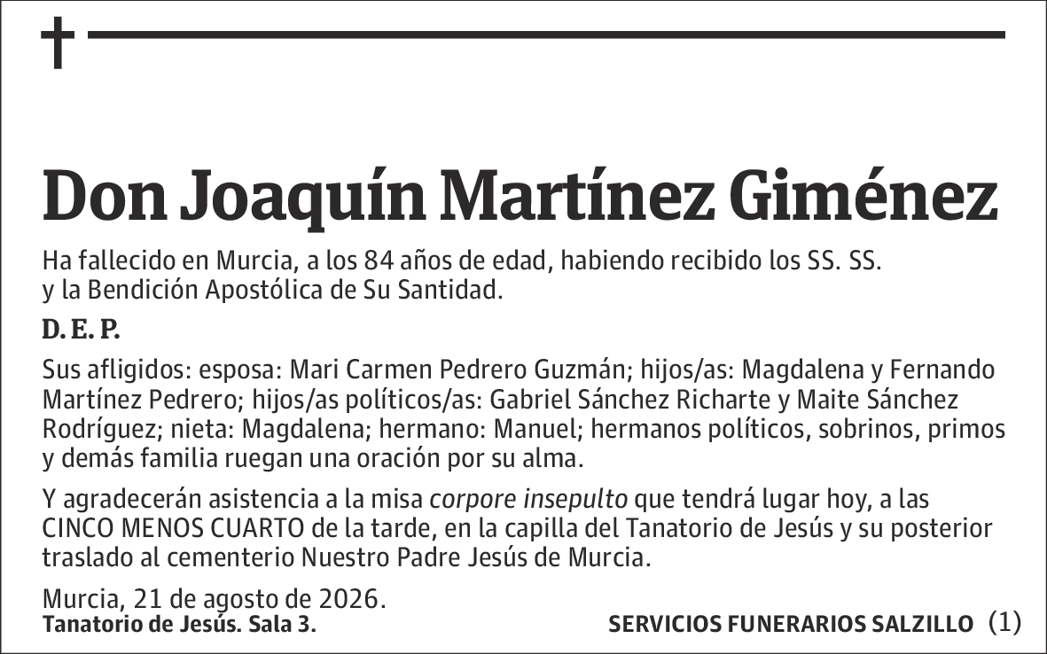 Joaquín Martínez Giménez