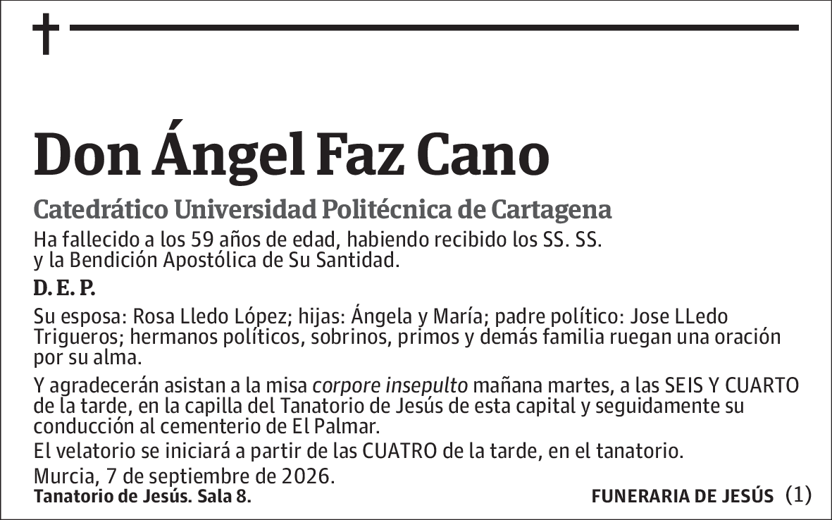 Ángel Faz Cano