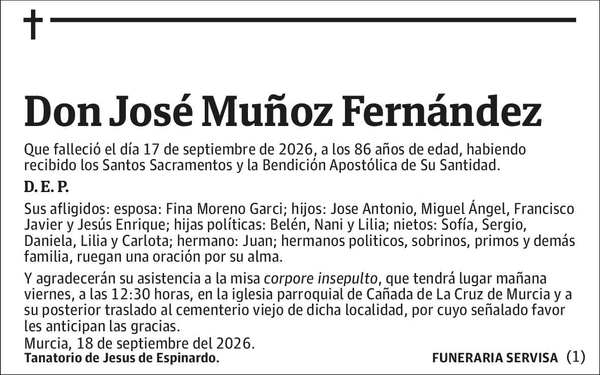 José Muñoz Fernández