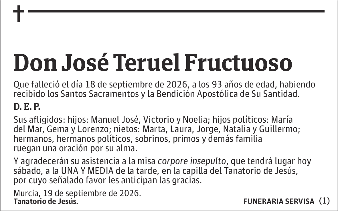 José Teruel Fructuoso