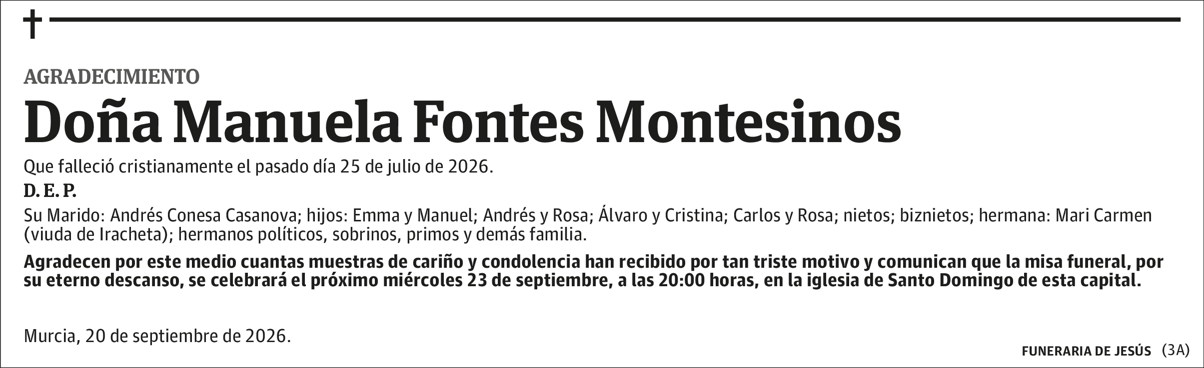 Manuela Fontes Montesinos