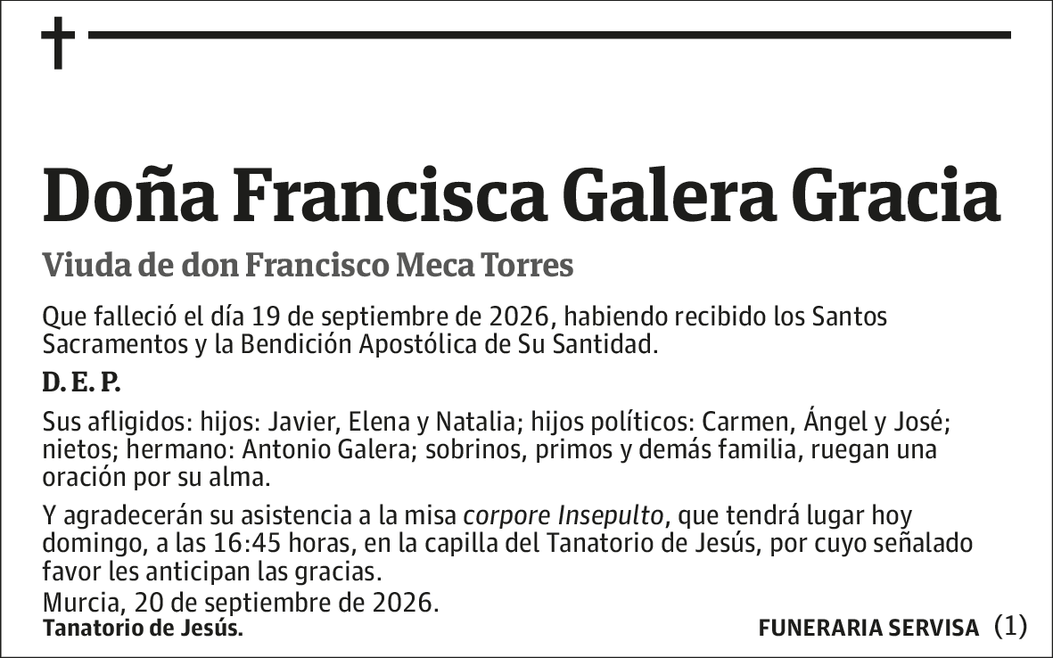 Francisca Galera Gracia